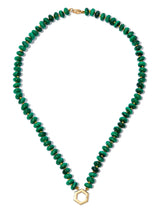 18" Malachite Bead Foundation Necklace