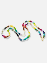 32" Rainbow Bead Foundation Necklace