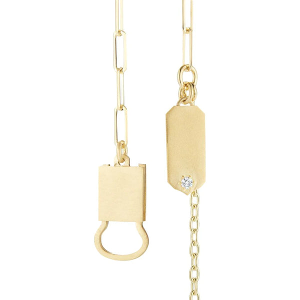 Betty Gold Lariat Necklace