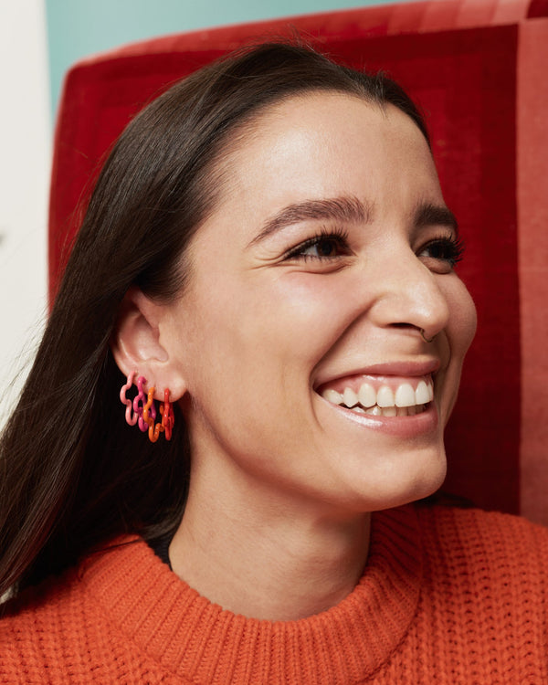 B Pink Earrings